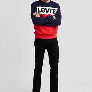 501® Original Levis® Fit Men's Straight Leg Button Fly Jeans (Black 0660)